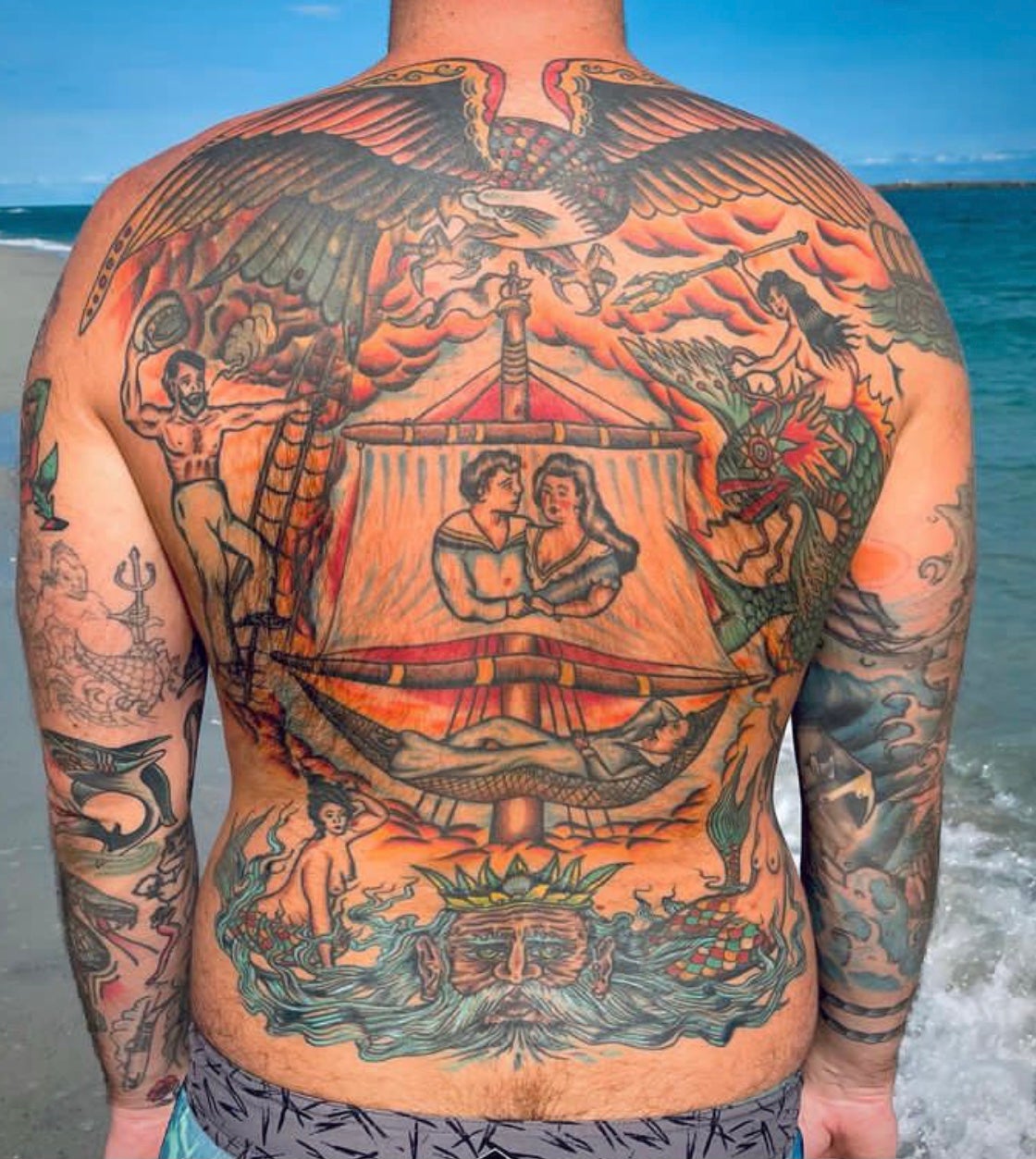 Tattoo work by Kevin Hennessy