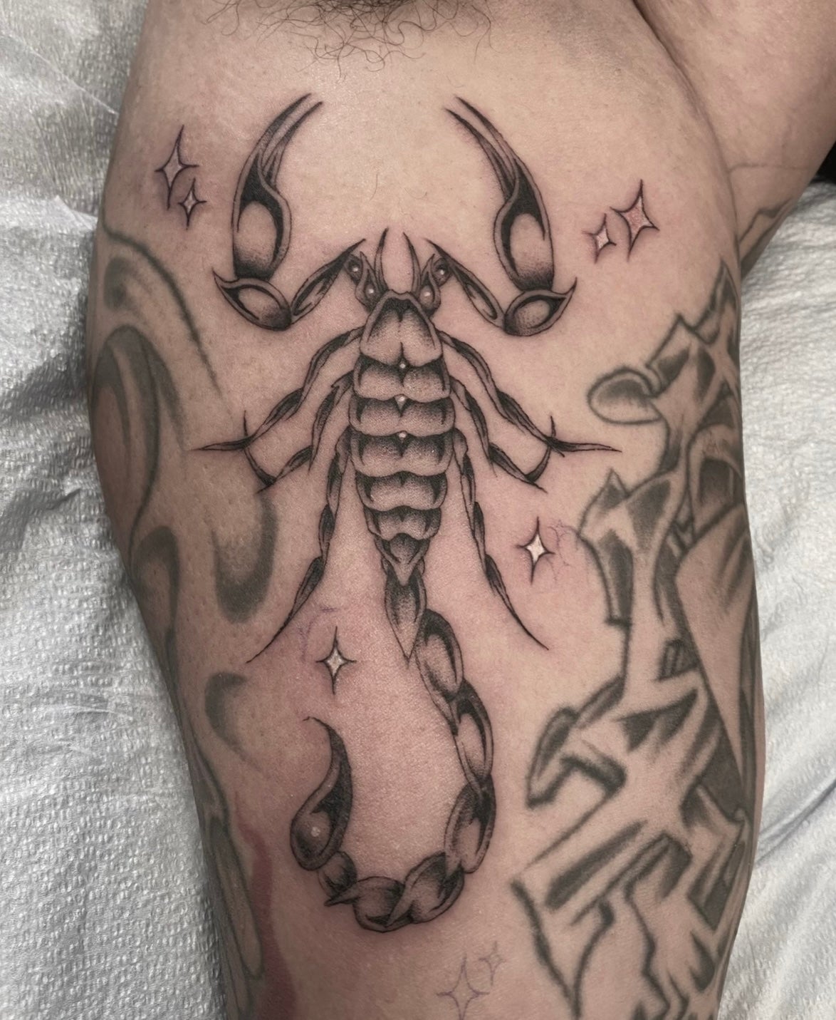 Tattoo work by Lis Rybecky